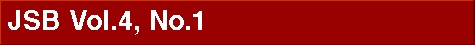  JSB Vol.4, No.1 